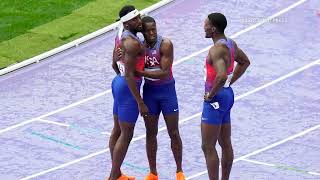 US disqualified from mens 4x100 relay as Canada takes gold [upl. by Estevan]