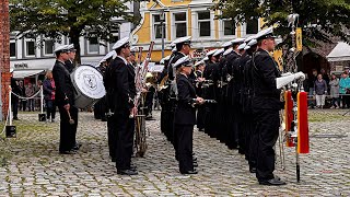 The Marines Hymn From the Halls of Montezuma Marinemusikkorps Wilhelmshaven 17082023 Bundeswehr [upl. by Bartko]