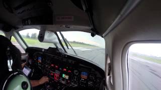 Beechcraft B1900D cockpit view  Takeoff Bogotá Colombia SKBO [upl. by Capps176]