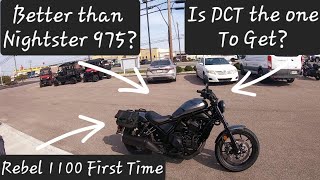 First impressions of the DCT Honda Rebel [upl. by Oivalf]