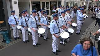 Das Tambourcorps 1898 Orken mit dem Badenweiler Marsch [upl. by Ylrrad]