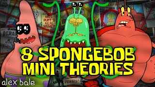 8 SPONGEBOB MINI THEORIES Larry the Lobster Alien Jellyfish Invasion etc Alex Bale [upl. by Adidnere]