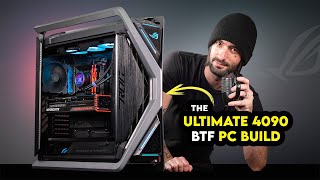 I Built The Most Powerful 4090 BTF Gaming PC  ASUS ROG Hyperion BTF Edition [upl. by Essined]