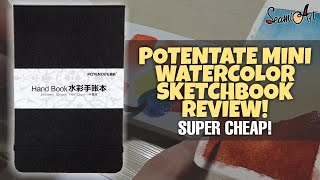 PHP1994USD Potentate Mini Watercolor Sketchbook Review  Earls Art [upl. by Durarte]