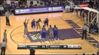 1 Kansas vs KState  Feb 14 2011  Full Game  Basketball [upl. by Ydnamron]