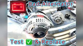 Honda Odyssey Alternator Not Charging  NO START  Test amp Replace [upl. by Anaujahs980]