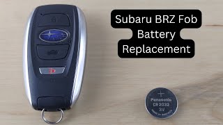 How To Replace or Change Subaru BRZ Remote Key Fob Battery 2015  2024 [upl. by Shira167]