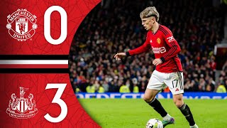 Manchester United 03 Newcastle  Match Recap [upl. by Akenahs72]