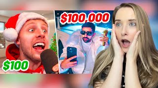 reacting to SIDEMEN 100000 vs 100 CHRISTMAS SONG [upl. by Drusi]