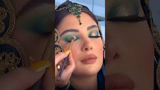 Arabian bridal makeup tutorial makeup bridal cosmetics eyemakeup hudabeauty paccosmetic yt [upl. by Rockey]