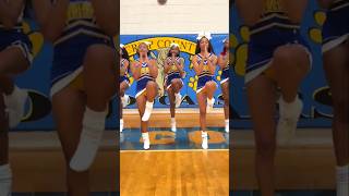 💙💛🤍 cheer cheerleading highschool [upl. by Leanna]