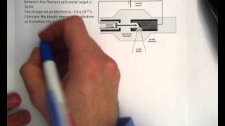 Xray tube  kinetic energy of an electron [upl. by Basia]