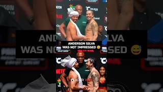 Anderson Silva was not impressed with the Face off antics between Neeraj Goyat and Whindersson Nunes [upl. by Tali]