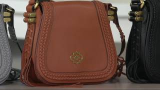 orYANY Pebbled Leather Crossbody Bag  Margaret on QVC [upl. by Arri759]