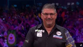 Darts 2024 European Championship Round 2  Anderson v Van Gerwen Highlights [upl. by Sedgewick]