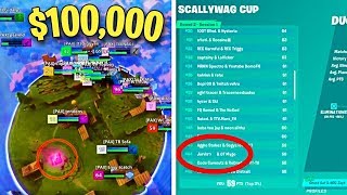 My FIRST Time in a 100000 Fortnite Tournament [upl. by Powe]