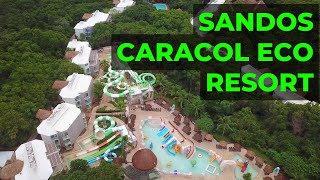 PARQUE ACUÁTICO Y NATURALEZA Para Toda La familia  Sandos Caracol Eco Resort [upl. by Chariot]