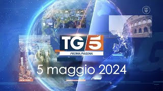 TG5 Prima Pagina  Rullo completo 5 maggio 2024 [upl. by Nnasor838]