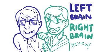 Left Brain Right Brain  Sanders sides animatic sneak peek [upl. by Selda579]