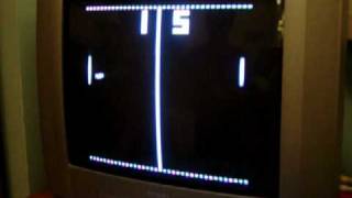 Pong  retro tennis soccer and squash TV game in a CPLD [upl. by Honan]