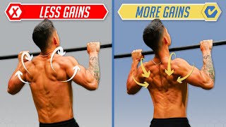 How To Get MORE Gains From PullUps 4 Mistakes You Need To Fix [upl. by Sclar]