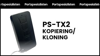 Hvordan klonekopiere med fjernkontroll PSTX2 [upl. by Iover]