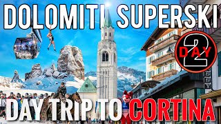 Dolomiti Superski Day 2 — The Best Day Trip In The Italian Dolomites — Skiing To Cortina d’Ampezzo [upl. by Tibbs756]