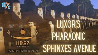 Luxor’s Sphinxes Avenue quotThe Rams Road quot  طريق الكباش  CYC [upl. by Aleksandr323]