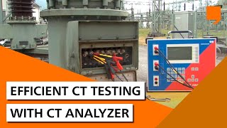 Efficient current transformer testing with OMICRON CT Analyzer [upl. by Wittenburg]