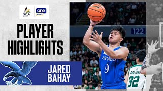 Ateneos Jared Bahay CAREERHIGH 22 PTS vs DLSU  UAAP SEASON 87 MEN’S BASKETBALL ROUND 2 HIGHLIGHTS [upl. by Ehgit]