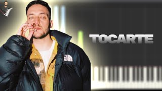 Jorge Drexler C Tangana  Tocarte  Instrumental Piano Tutorial  Partitura  Karaoke  MIDI [upl. by Andersen]