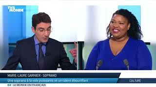 MarieLaure Garnier  interview Émission 64minutes  TV5 Monde 2023 [upl. by Annoyi482]