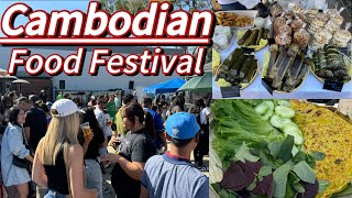 Cambodian Food Fest in Long Beach California 2024🇺🇸 [upl. by Nelli]