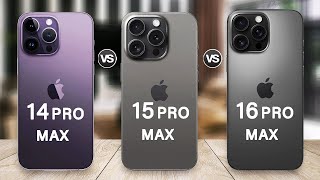 iPhone 16 Pro Max Vs iPhone 15 Pro Max Vs iPhone 14 Pro Max  How do they differ [upl. by Reinertson]