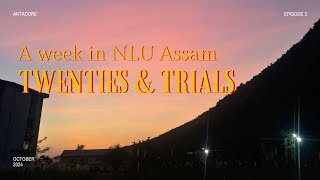 A week in NLU Assam  Law school 💼 attending classes falling sick etc 🎏☀️nlu vlog nlujaa nlua [upl. by Rosetta]