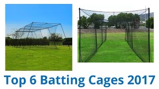 6 Best Batting Cages 2017 [upl. by Crespi257]