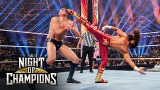 Mustafa Ali nearly shocks the world against Gunther WWE Night of Champions Highlights [upl. by Zacharias]