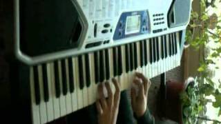 Moon by Björk played on the keyboard [upl. by Nwahsek745]