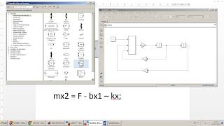 Simulation of a Mass Spring Damper System in MATLAB Simulink [upl. by Jacie]