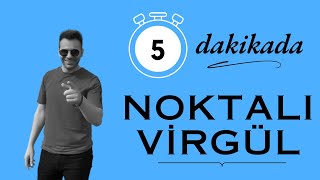 5 DAKİKADA NOKTALI VİRGÜL TYT  KPSS  LGS [upl. by Nitsu160]