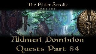 ESO  Aldmeri Dominion Quests  Part 84  Grahtwood Part 38  Light in the Darkness [upl. by Naamana]