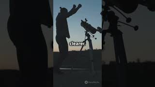 HOW DOES A TELESCOPE WORKS science quantumfacts lawsofphysics facts quantuminformation [upl. by Glynn]