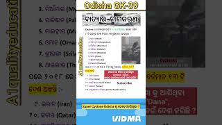 ବାତ୍ୟାର ନାମକରଣ  Naming Of Cyclone  who decides cyclone names  how are cyclones named cyclone [upl. by Llenel]