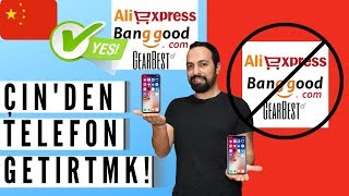 Çinden Gümrüğe Takılmadan Telefon Nasıl Sipariş Edilir  2019 Gizli Yollar [upl. by Elehcin]