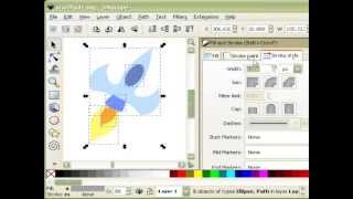 inkScape  How to add a perimeter border around shapes [upl. by Eceertal]