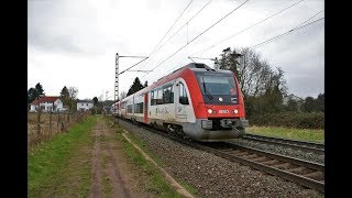 Umleiter VIASOdenwaldbahn Bombardier Itino Doppeltraktion in Hanau West [upl. by Aineval601]