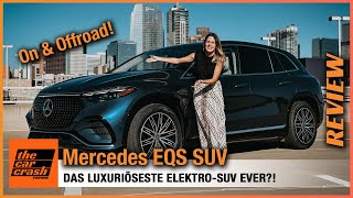 Mercedes EQS SUV 2022 Der luxuriöseste Elektro 7Sitzer Fahrbericht  Review  Test  580 4Matic [upl. by Cinimod]