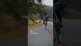 Cycle long wheelie taim phone 🤳😭😭 tut gaya 😭😭😭 is terendig viralvideo [upl. by Nnayelhsa]