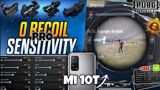 New Best Zero Recoil Sensitivity  Controls Setting For PUBGMBGMI UPDATE 34🔥For All Android phones [upl. by Eliza302]