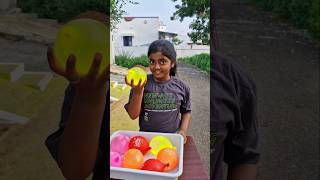 water balloon catching challange💧🎈TomampJerry 😁DiyaIshwarya shorts viralvideo [upl. by Zap]